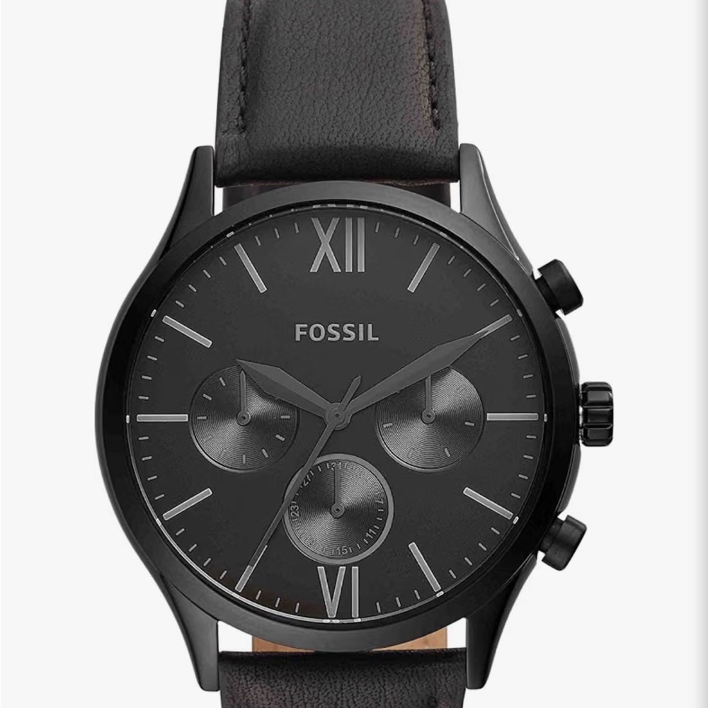 Black Fenmore Men’s Fossil Wristwatch